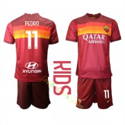 Billige Fodboldtrøjer AS Roma Børn 2020-21 Pedro Ledesma 11 Hjemmebanetrøje